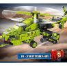 Kazi KY80464 80464 non  KỸ THUẬT ĐÔ THỊ TRỰC THĂNG VŨ TRANG MI-28 TỔ HỢP bộ đồ chơi xếp lắp ráp ghép mô hình CITY ENGINEERING 1065 khối