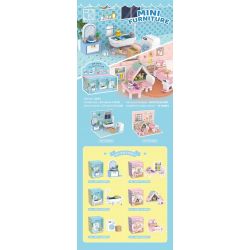 CACO D007 non  NHÀ MINI CẢNH PHÒNG TẮM BẾP bộ đồ chơi xếp lắp ráp ghép mô hình Creator Sáng Tạo 657 khối