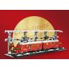 REOBRIX 66034 non  CHUYẾN TÀU GIÁNG SINH bộ đồ chơi xếp lắp ráp ghép mô hình Creator CHRISTMAS TRAIN Sáng Tạo 2822 khối