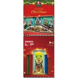REOBRIX 66033 non  GIÁ SÁCH GIÁNG SINH bộ đồ chơi xếp lắp ráp ghép mô hình Creator MERRY CHRISTMAS Sáng Tạo 3260 khối