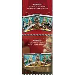 REOBRIX 66033 non  GIÁ SÁCH GIÁNG SINH bộ đồ chơi xếp lắp ráp ghép mô hình Creator MERRY CHRISTMAS Sáng Tạo 3260 khối