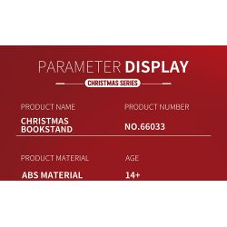 REOBRIX 66033 non  GIÁ SÁCH GIÁNG SINH bộ đồ chơi xếp lắp ráp ghép mô hình Creator MERRY CHRISTMAS Sáng Tạo 3260 khối