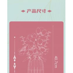 MouldKing 10059 Mould King 10059 non  THẾ GIỚI HOA GẶP GỠ MẪU ĐƠN bộ đồ chơi xếp lắp ráp ghép mô hình  FLOWER WORLD Kỹ Thuật Công Nghệ Cao Mô Hình Phương Tiện 866 khối