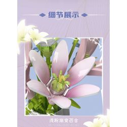 MouldKing 10057 Mould King 10057 non  THẾ GIỚI HOA LILY ĐẦY MÀU SẮC bộ đồ chơi xếp lắp ráp ghép mô hình  FLOWER WORLD Kỹ Thuật Công Nghệ Cao Mô Hình Phương Tiện 1006 khối
