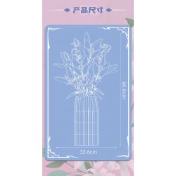MouldKing 10057 Mould King 10057 non  THẾ GIỚI HOA LILY ĐẦY MÀU SẮC bộ đồ chơi xếp lắp ráp ghép mô hình  FLOWER WORLD Kỹ Thuật Công Nghệ Cao Mô Hình Phương Tiện 1006 khối
