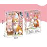ZHEGAO DZ6119 6119 non  NHỮNG CHÚ MÈO DỄ THƯƠNG SẮP CÓ MÀU CAM bộ đồ chơi xếp lắp ráp ghép mô hình Creator CUTE CAT COMES Sáng Tạo 835 khối