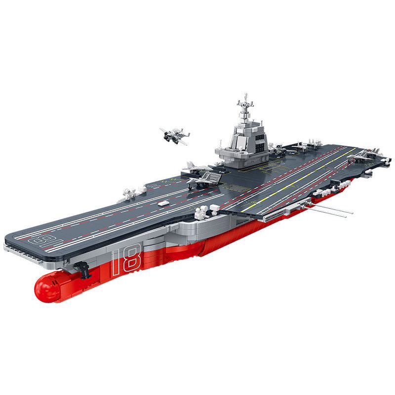 JIESTAR FF40010 40010 non Lego TÀU SÂN BAY PHÚC KIẾN bộ đồ chơi xếp lắp ráp ghép mô hình Military Army PLA.NAVY FUJIAN Quân Sự Bộ Đội 3168 khối