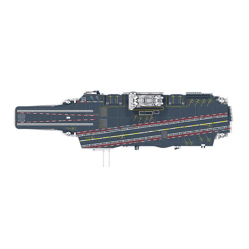 JIESTAR FF40010 40010 non  TÀU SÂN BAY PHÚC KIẾN bộ đồ chơi xếp lắp ráp ghép mô hình Military Army PLA.NAVY FUJIAN Quân Sự Bộ Đội 3168 khối