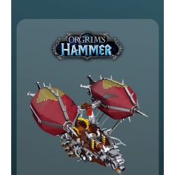 JIESTAR 58036 non  KHÍ CẦU bộ đồ chơi xếp lắp ráp ghép mô hình Movie & Game ORGRIMS HAMMER Phim Và Trò Chơi 1855 khối