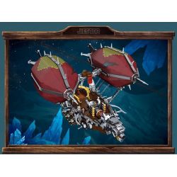 JIESTAR 58036 non  KHÍ CẦU bộ đồ chơi xếp lắp ráp ghép mô hình Movie & Game ORGRIMS HAMMER Phim Và Trò Chơi 1855 khối