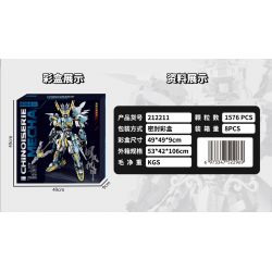 SOUZOSHA 212211 non  NGŨ HỔ TƯỚNG TRIỆU VÂN bộ đồ chơi xếp lắp ráp ghép mô hình MECHA 1576 khối