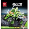 LEDIPIN 3033 non  JAI ALAI RUSH XE TẢI QUÁI VẬT XANH bộ đồ chơi xếp lắp ráp ghép mô hình  SUPERCROES Kỹ Thuật Công Nghệ Cao Mô Hình Phương Tiện 349 khối