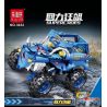 LEDIPIN 3032 non  ĐUA XE KÉO NGƯỢC TẢI QUÁI VẬT MÀU XANH TRỞ LẠI bộ đồ chơi xếp lắp ráp ghép mô hình  SUPERCROES Kỹ Thuật Công Nghệ Cao Mô Hình Phương Tiện 352 khối