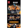 LEDIPIN 3031 non  KÉO LẠI RUSH XE TẢI QUÁI VẬT MÀU CAM bộ đồ chơi xếp lắp ráp ghép mô hình  SUPERCROES Kỹ Thuật Công Nghệ Cao Mô Hình Phương Tiện 408 khối