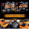 LEDIPIN 3031 non  KÉO LẠI RUSH XE TẢI QUÁI VẬT MÀU CAM bộ đồ chơi xếp lắp ráp ghép mô hình  SUPERCROES Kỹ Thuật Công Nghệ Cao Mô Hình Phương Tiện 408 khối