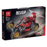 LEDIPIN 3030 non  ĐUA XE KÉO LÙI MÀU ĐỎ BUGGY bộ đồ chơi xếp lắp ráp ghép mô hình  SUPERCROES Kỹ Thuật Công Nghệ Cao Mô Hình Phương Tiện 402 khối
