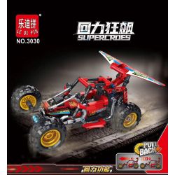 LEDIPIN 3030 non  ĐUA XE KÉO LÙI MÀU ĐỎ BUGGY bộ đồ chơi xếp lắp ráp ghép mô hình  SUPERCROES Kỹ Thuật Công Nghệ Cao Mô Hình Phương Tiện 402 khối