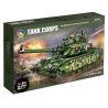 JIQILE 42044 non  XE TĂNG CHEETAH T5 8 TỔ HỢP bộ đồ chơi xếp lắp ráp ghép mô hình Military Army Quân Sự Bộ Đội 982 khối
