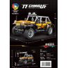 JIQILE 48013 non  XE KÉO LÙI WRANGLER bộ đồ chơi xếp lắp ráp ghép mô hình  Kỹ Thuật Công Nghệ Cao Mô Hình Phương Tiện 573 khối