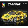 JIQILE 48007 non  XE THỂ THAO MÀU VÀNG bộ đồ chơi xếp lắp ráp ghép mô hình  Kỹ Thuật Công Nghệ Cao Mô Hình Phương Tiện 472 khối