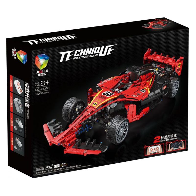 JIQILE 49010 49011 49009 non  ĐUA XE CÔNG THỨC 1 bộ đồ chơi xếp lắp ráp ghép mô hình  Kỹ Thuật Công Nghệ Cao Mô Hình Phương Tiện 1952 khối