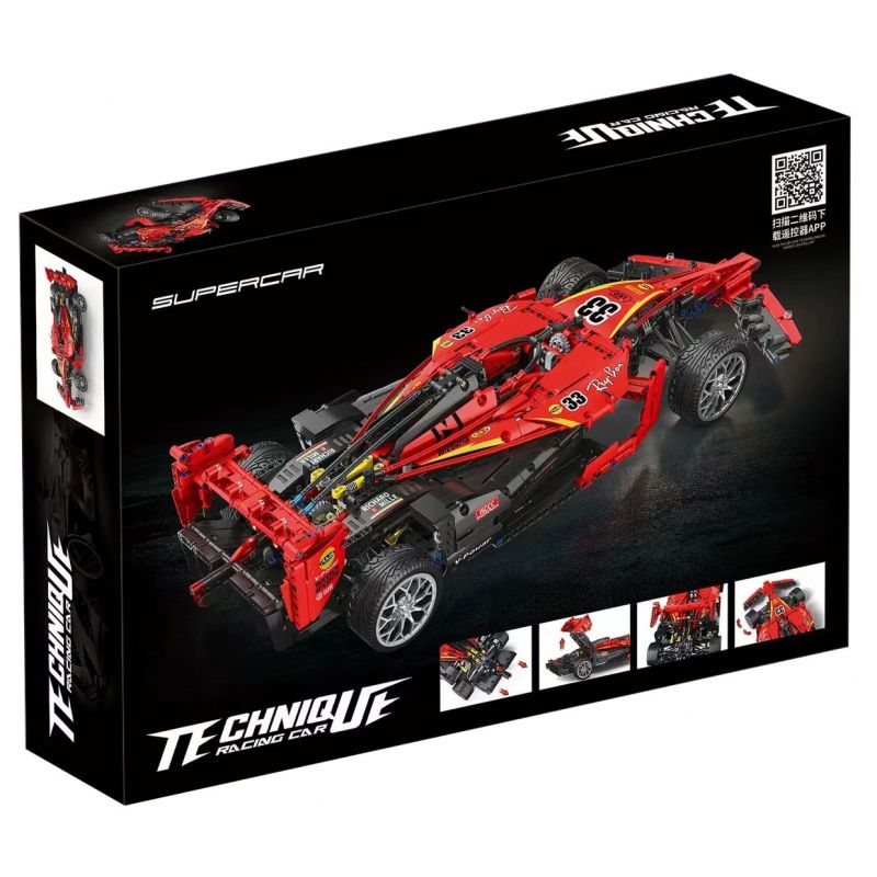 JIQILE 49010 49011 49009 non  ĐUA XE CÔNG THỨC 1 bộ đồ chơi xếp lắp ráp ghép mô hình  Kỹ Thuật Công Nghệ Cao Mô Hình Phương Tiện 1952 khối