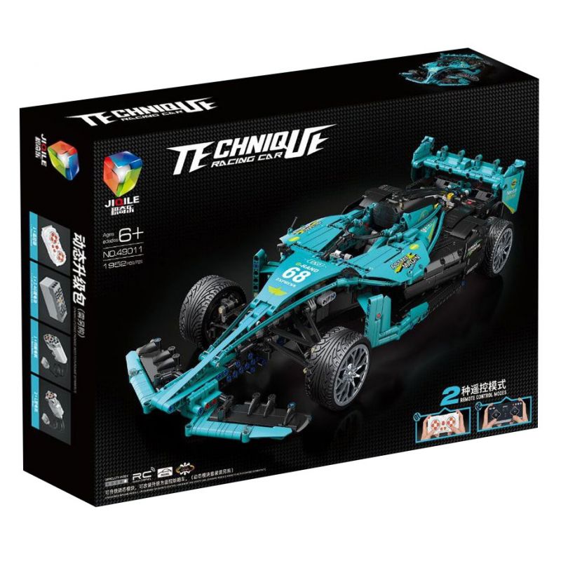 JIQILE 49010 49011 49009 non  ĐUA XE CÔNG THỨC 1 bộ đồ chơi xếp lắp ráp ghép mô hình  Kỹ Thuật Công Nghệ Cao Mô Hình Phương Tiện 1952 khối