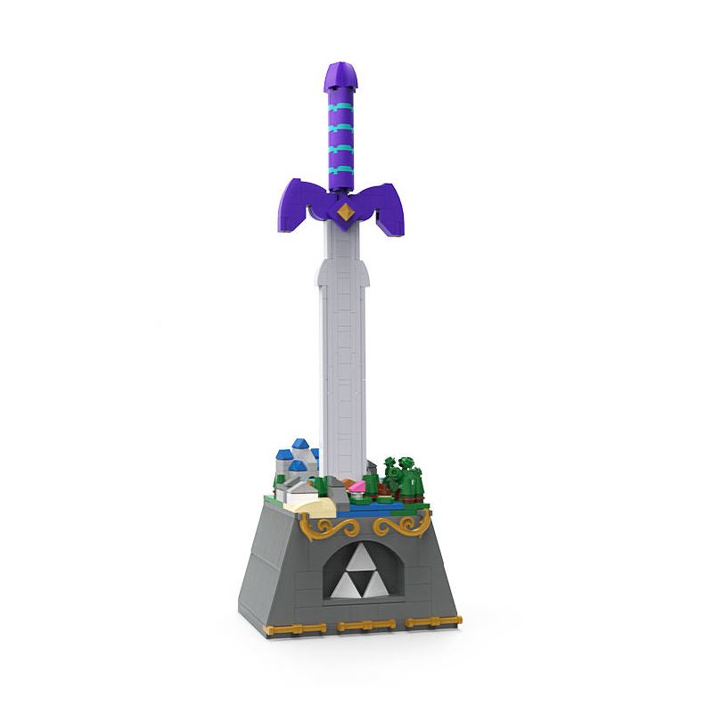 C5452 5452 non Lego ZELDA LÂU ĐÀI HYRULE VÀ THANH KIẾM CHỦ bộ đồ chơi xếp lắp ráp ghép mô hình Movie & Game MASTER SWORD Phim Và Trò Chơi 388 khối