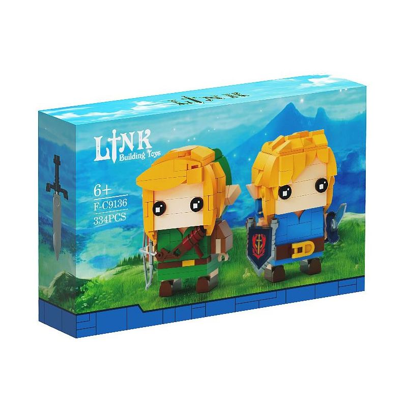 F-C9136 C9136 9136 FC9136 non  ZELDA COMBO LIÊN KẾT bộ đồ chơi xếp lắp ráp ghép mô hình Movie & Game LINK Phim Và Trò Chơi 334 khối