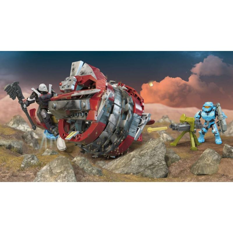 MEGA BLOKS GYG58 non  HALO HẠ GỤC CHOPPER bộ đồ chơi xếp lắp ráp ghép mô hình Movie & Game HALO CHOPPER TAKEDOWN Phim Và Trò Chơi 202 khối