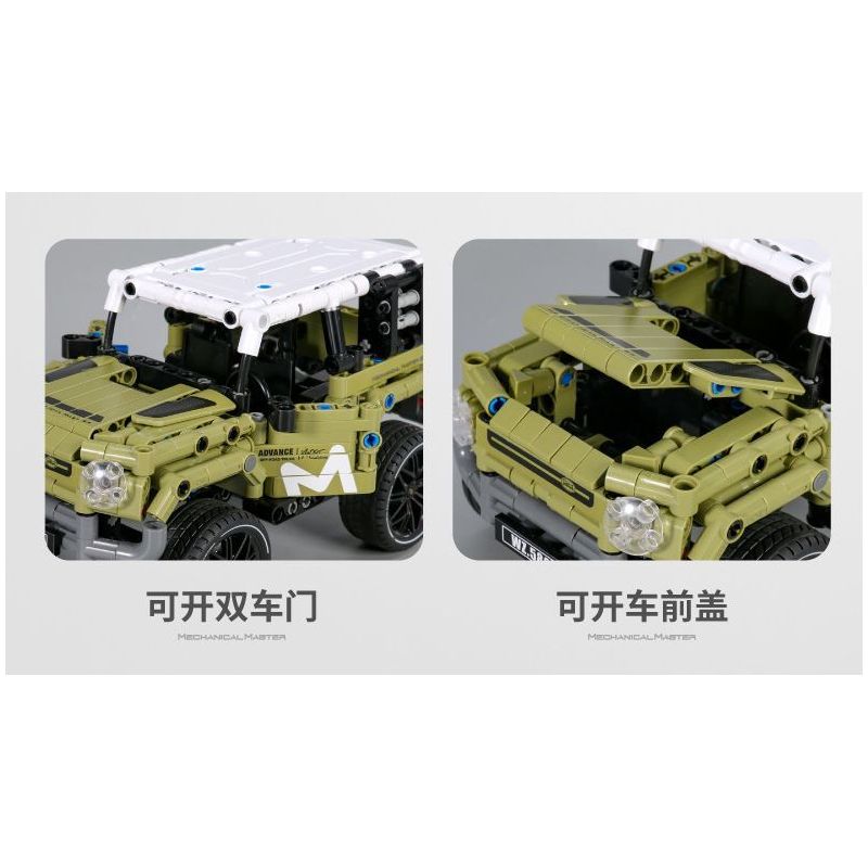 IM.MASTER QIHUI 5821 non  BẬC THẦY MÁY MÓC XE KÉO LAND ROVER DEFENDER bộ đồ chơi xếp lắp ráp ghép mô hình  Kỹ Thuật Công Nghệ Cao Mô Hình Phương Tiện 568 khối