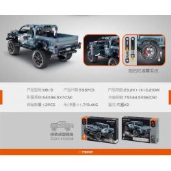 IM.MASTER QIHUI 5819 non  BẬC THẦY VŨ KHÍ XE BÁN TẢI DODGE T-REX bộ đồ chơi xếp lắp ráp ghép mô hình  Kỹ Thuật Công Nghệ Cao Mô Hình Phương Tiện 555 khối