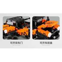 IM.MASTER QIHUI 5818 TOP TOY 5818 non  BẬC THẦY TÍCH LŨY XE JEEP WRANGLER KÉO LÙI bộ đồ chơi xếp lắp ráp ghép mô hình  Kỹ Thuật Công Nghệ Cao Mô Hình Phương Tiện 502 khối