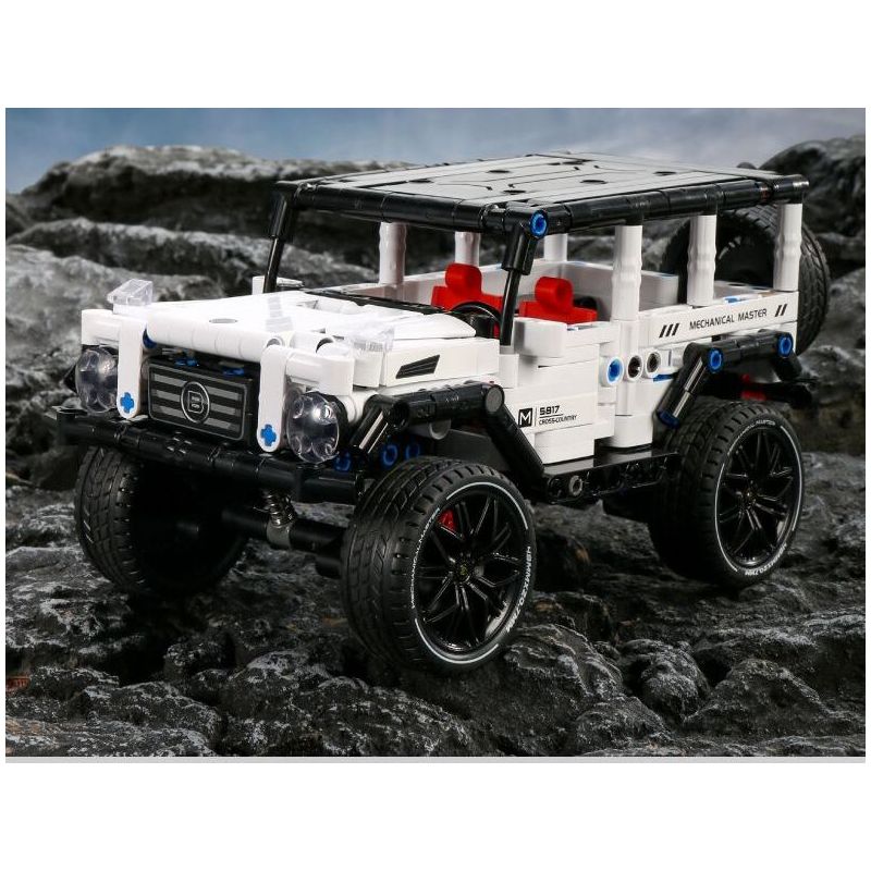 IM.MASTER QIHUI 5817 non  BẬC THẦY MÁY MÓC XE KÉO LÙI MERCEDES-BENZ BIG bộ đồ chơi xếp lắp ráp ghép mô hình  Kỹ Thuật Công Nghệ Cao Mô Hình Phương Tiện 520 khối