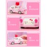 KEEPPLEY K20806 20806 non  XE SANRIO BUÝT MINI HELLO KITTY bộ đồ chơi xếp lắp ráp ghép mô hình