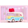KEEPPLEY K20805 20805 non  XE SANRIO Ô TÔ MINI HELLO KITTY bộ đồ chơi xếp lắp ráp ghép mô hình