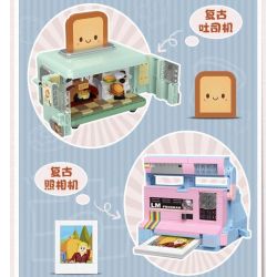 TOP TOY TC1901 1901 non  THIẾT BỊ RETRO MÁY ẢNH bộ đồ chơi xếp lắp ráp ghép mô hình 400 khối
