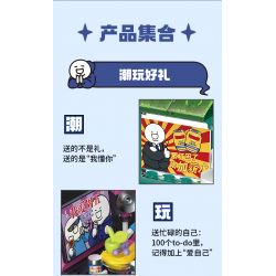 TOP TOY 16005 non  ĐỘNG VẬT XÃ HỘI XIAOLAN CHĂN BÔNG YÊU TÔI RẤT NHIỀU bộ đồ chơi xếp lắp ráp ghép mô hình Movie & Game Phim Và Trò Chơi