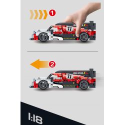 IM.MASTER QIHUI 5811 non  XE KÉO PORSCHE 919 tỷ lệ 1:18 bộ đồ chơi xếp lắp ráp ghép mô hình  PORSCHE 911 Kỹ Thuật Công Nghệ Cao Mô Hình Phương Tiện 566 khối