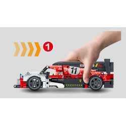 IM.MASTER QIHUI 5811 non  XE KÉO PORSCHE 919 tỷ lệ 1:18 bộ đồ chơi xếp lắp ráp ghép mô hình  PORSCHE 911 Kỹ Thuật Công Nghệ Cao Mô Hình Phương Tiện 566 khối