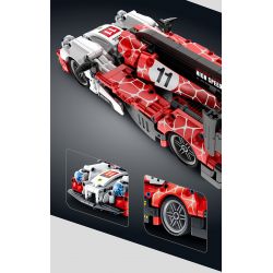 IM.MASTER QIHUI 5811 non  XE KÉO PORSCHE 919 tỷ lệ 1:18 bộ đồ chơi xếp lắp ráp ghép mô hình  PORSCHE 911 Kỹ Thuật Công Nghệ Cao Mô Hình Phương Tiện 566 khối