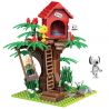LINOOS LN8028 8028 non  SNOOPY NHÀ TRÊN CÂY bộ đồ chơi xếp lắp ráp ghép mô hình Movie & Game Phim Và Trò Chơi 273 khối