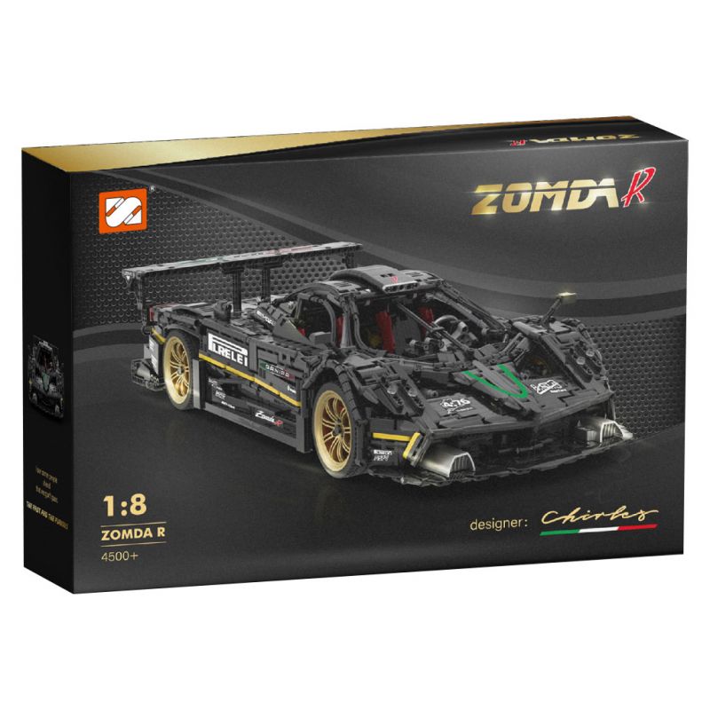 STAR REWARD X220907 220907 non Lego PAGANI ZONDA R tỷ lệ 1:8 bộ đồ chơi xếp lắp ráp ghép mô hình Technic Kỹ Thuật Công Nghệ Cao Mô Hình Phương Tiện 4500 khối