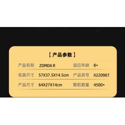 STAR REWARD X220907 220907 non  PAGANI ZONDA R tỷ lệ 1:8 bộ đồ chơi xếp lắp ráp ghép mô hình  Kỹ Thuật Công Nghệ Cao Mô Hình Phương Tiện 4500 khối