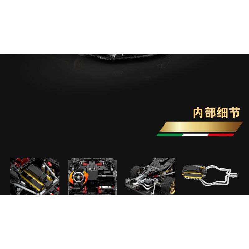 STAR REWARD X220907 220907 non  PAGANI ZONDA R tỷ lệ 1:8 bộ đồ chơi xếp lắp ráp ghép mô hình  Kỹ Thuật Công Nghệ Cao Mô Hình Phương Tiện 4500 khối