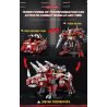 REOBRIX 33003 non  KHỦNG LONG CƠ KHÍ BA BIẾN HÌNH TRICERATOPS XE TĂNG BỌC THÉP MECHA bộ đồ chơi xếp lắp ráp ghép mô hình Creator MECHA DINO MECHA TRICERATOPS Sáng Tạo 930 khối