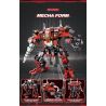 REOBRIX 33003 non  KHỦNG LONG CƠ KHÍ BA BIẾN HÌNH TRICERATOPS XE TĂNG BỌC THÉP MECHA bộ đồ chơi xếp lắp ráp ghép mô hình Creator MECHA DINO MECHA TRICERATOPS Sáng Tạo 930 khối