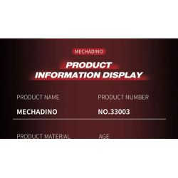 REOBRIX 33003 non  KHỦNG LONG CƠ KHÍ BA BIẾN HÌNH TRICERATOPS XE TĂNG BỌC THÉP MECHA bộ đồ chơi xếp lắp ráp ghép mô hình Creator MECHA DINO MECHA TRICERATOPS Sáng Tạo 930 khối