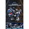 REOBRIX 33002 non  BA LOÀI KHỦNG LONG CƠ KHÍ BIẾN HÌNH TYRANNOSAURUS REX DINOSAUR MECHA bộ đồ chơi xếp lắp ráp ghép mô hình Creator MECHA DINO MECHA REX Sáng Tạo 940 khối