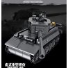 FORANGE FC4003 4003 non  VŨ KHÍ OVERLORD XE TĂNG HẠNG NẶNG TIGER bộ đồ chơi xếp lắp ráp ghép mô hình Military Army TIGER HEAVY TANK Quân Sự Bộ Đội 385 khối